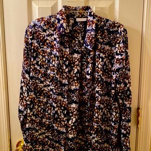 Satin Multi floral top